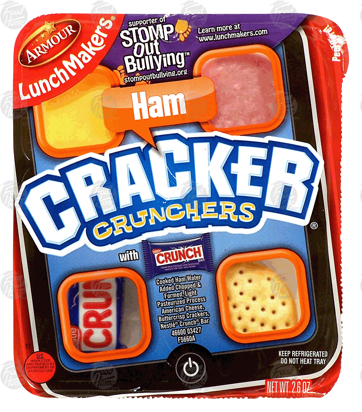 Armour Lunch Makers cracker crunchers, ham Full-Size Picture